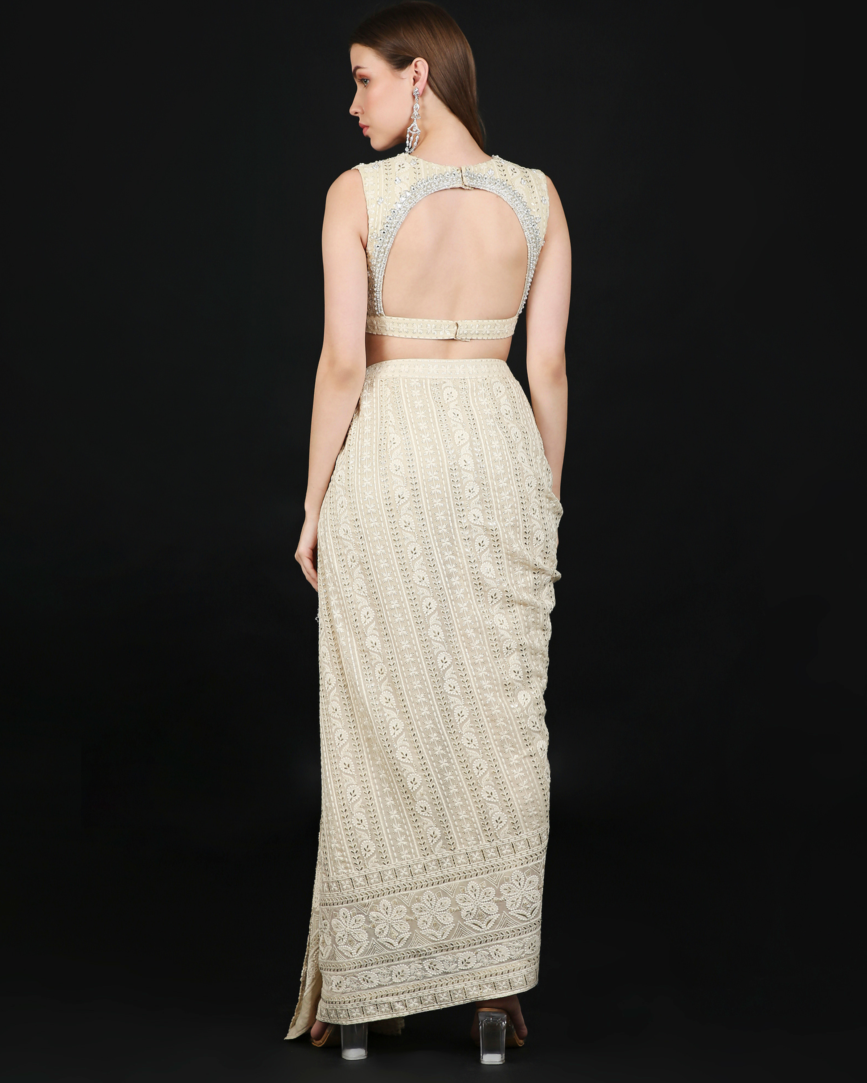 Trina Skirt and Top in Champagne