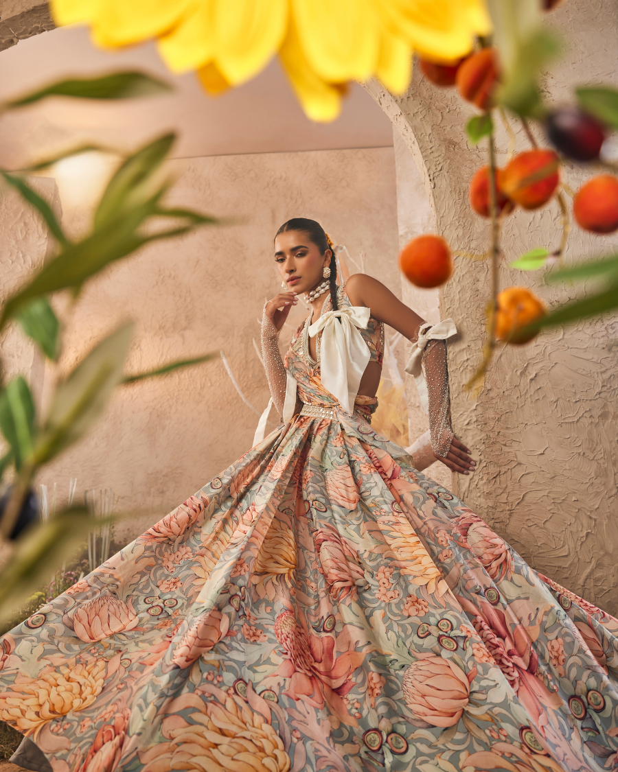 Ava Lehenga Set with Blouse and Dupatta