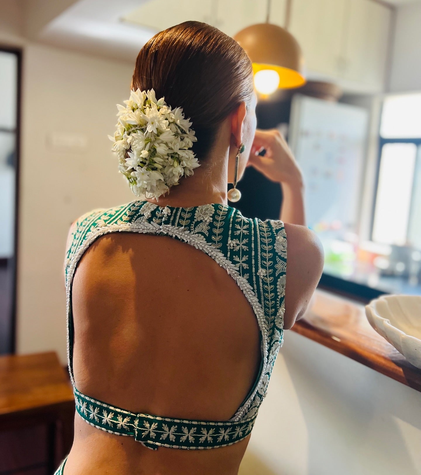 Trina Skirt and Top in Emerald