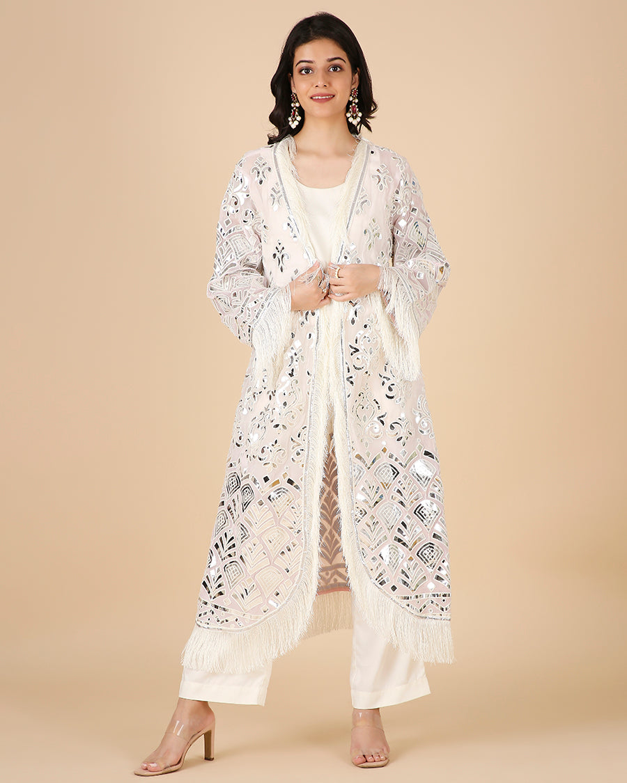 Sheesh Mahal Cape in Blush