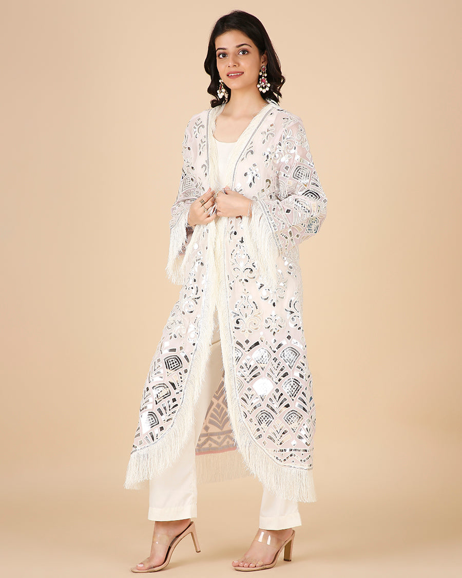 Sheesh Mahal Cape in Blush