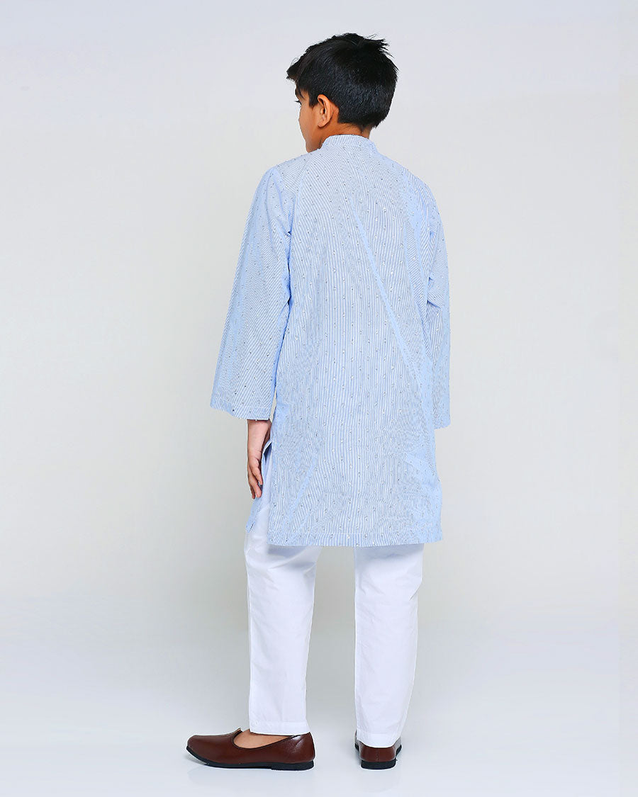 Miko Kurta in Silver Dotty