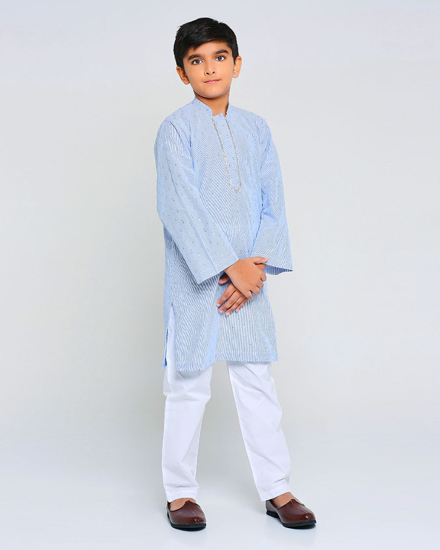 Miko Kurta in Silver Dotty