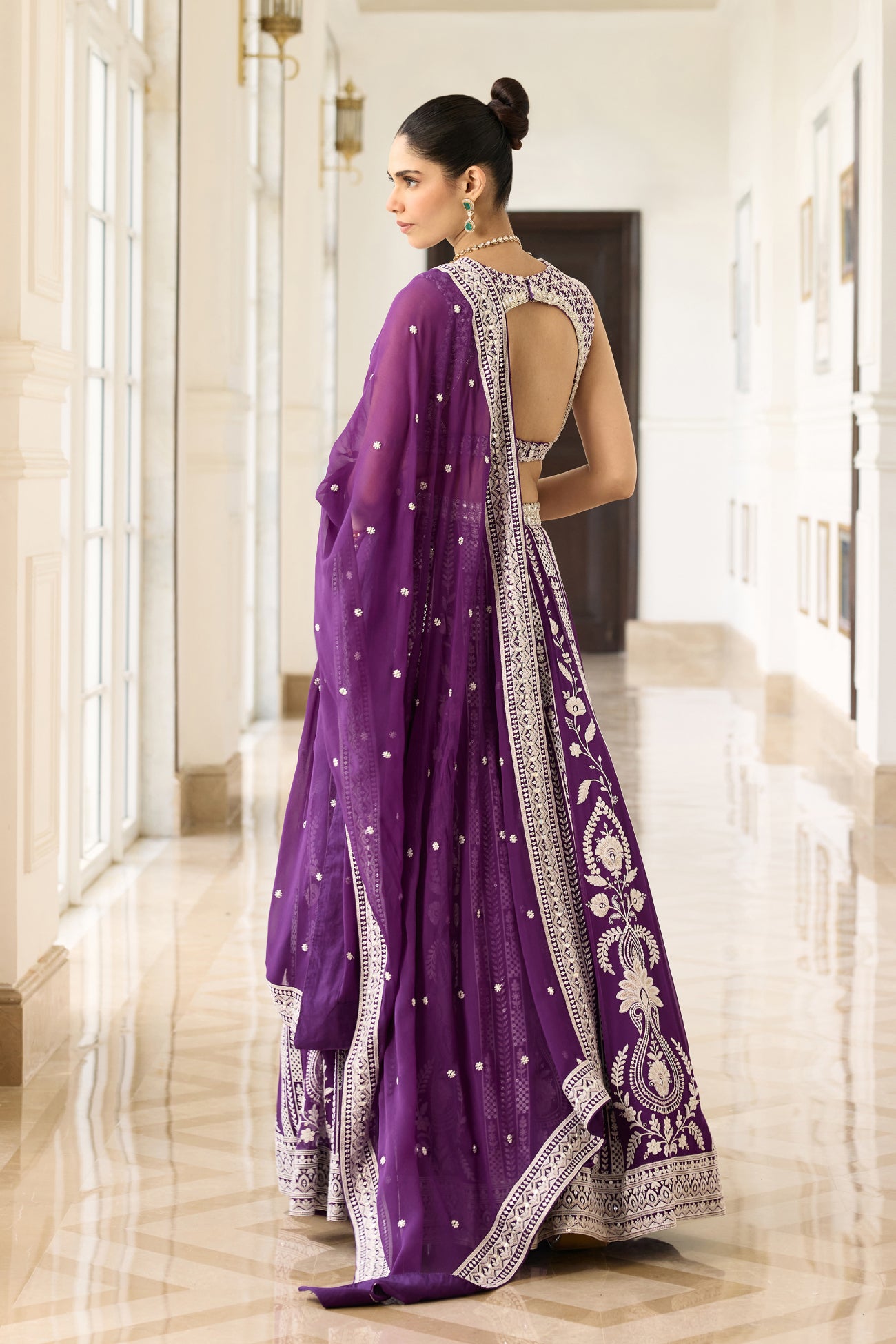 Alia Lehenga Set in Purple