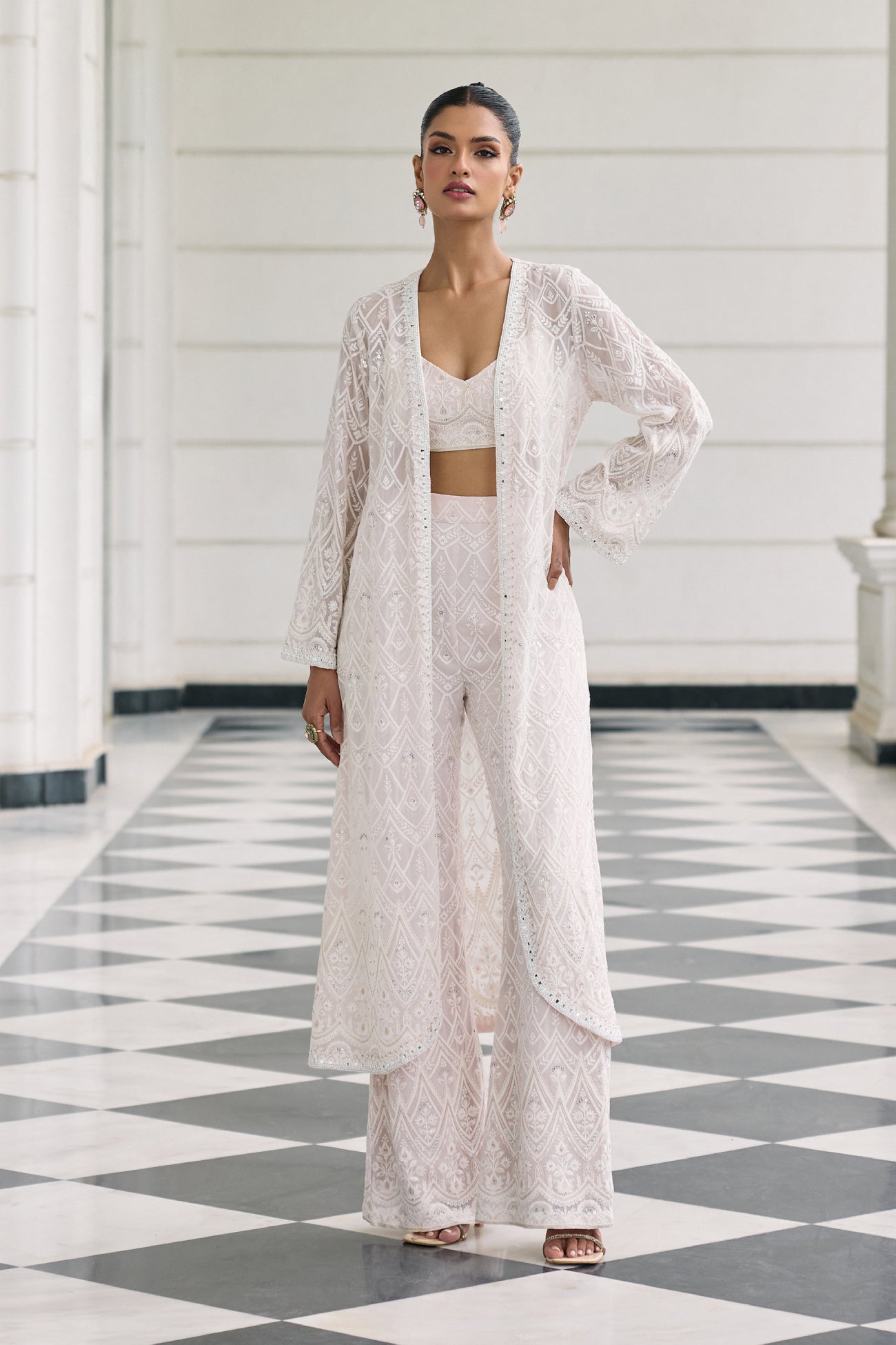 Anais Cape Set in Blush