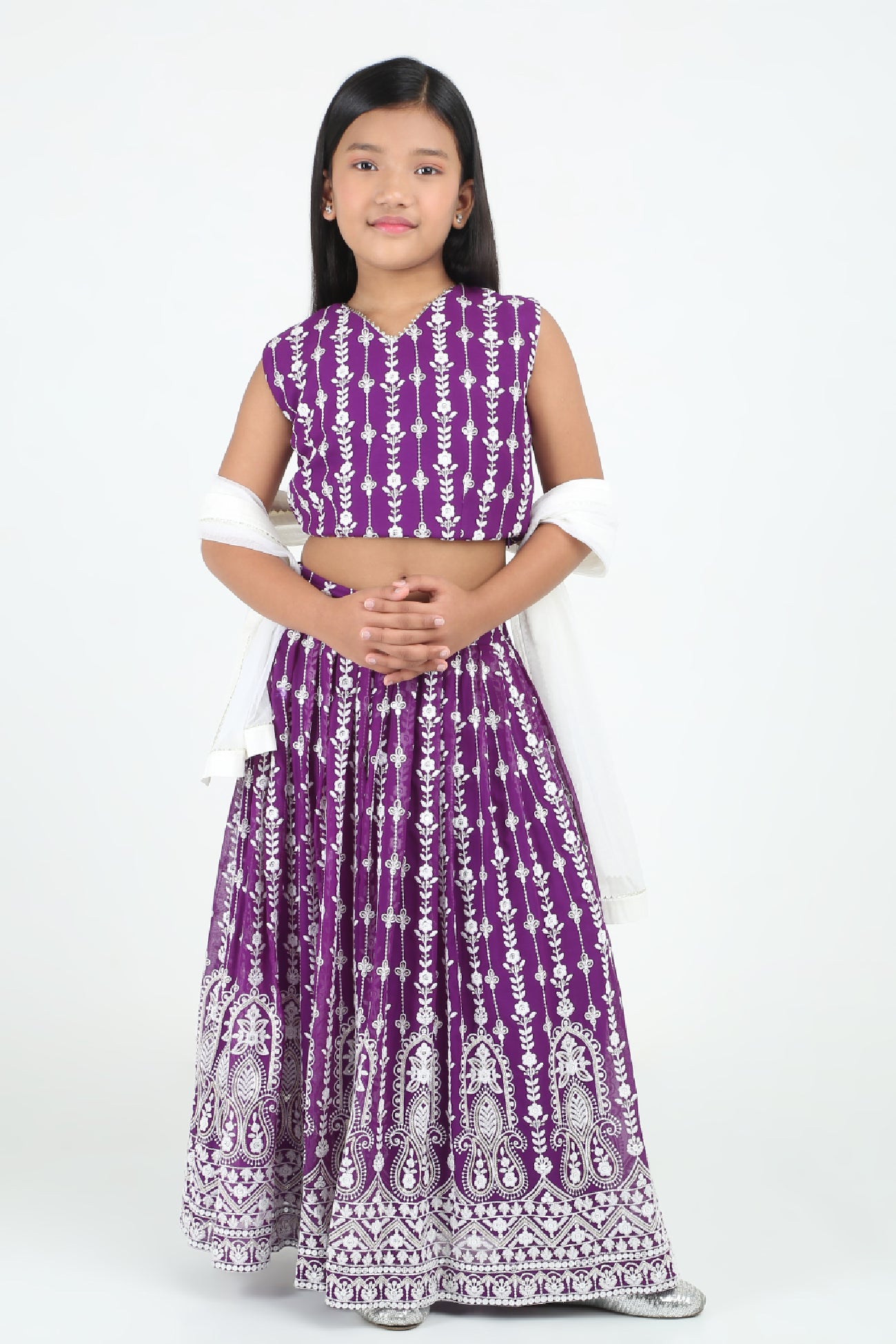 Ira Lehenga Set in Purple