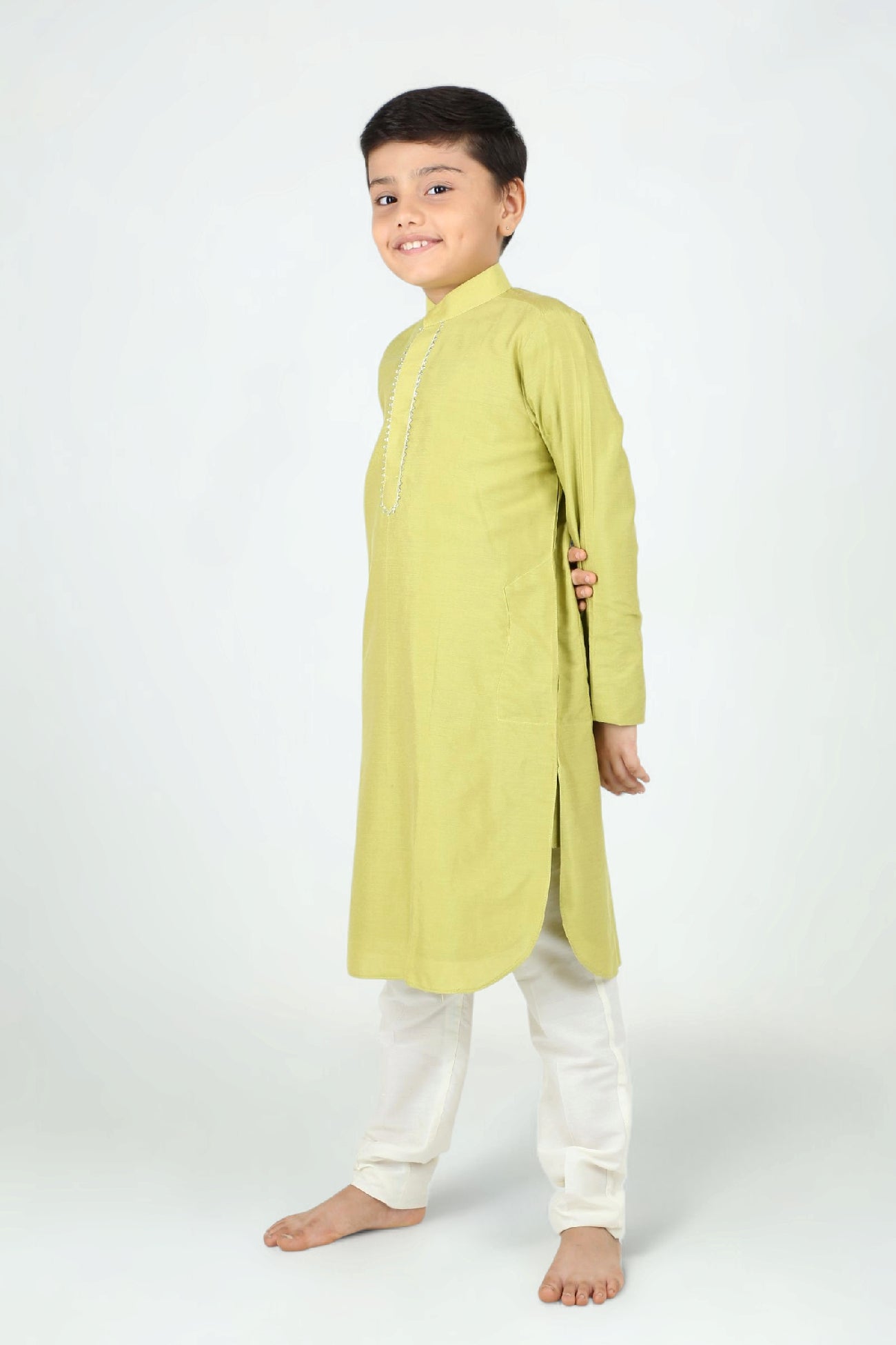 Sitara Kurta in Lime Green