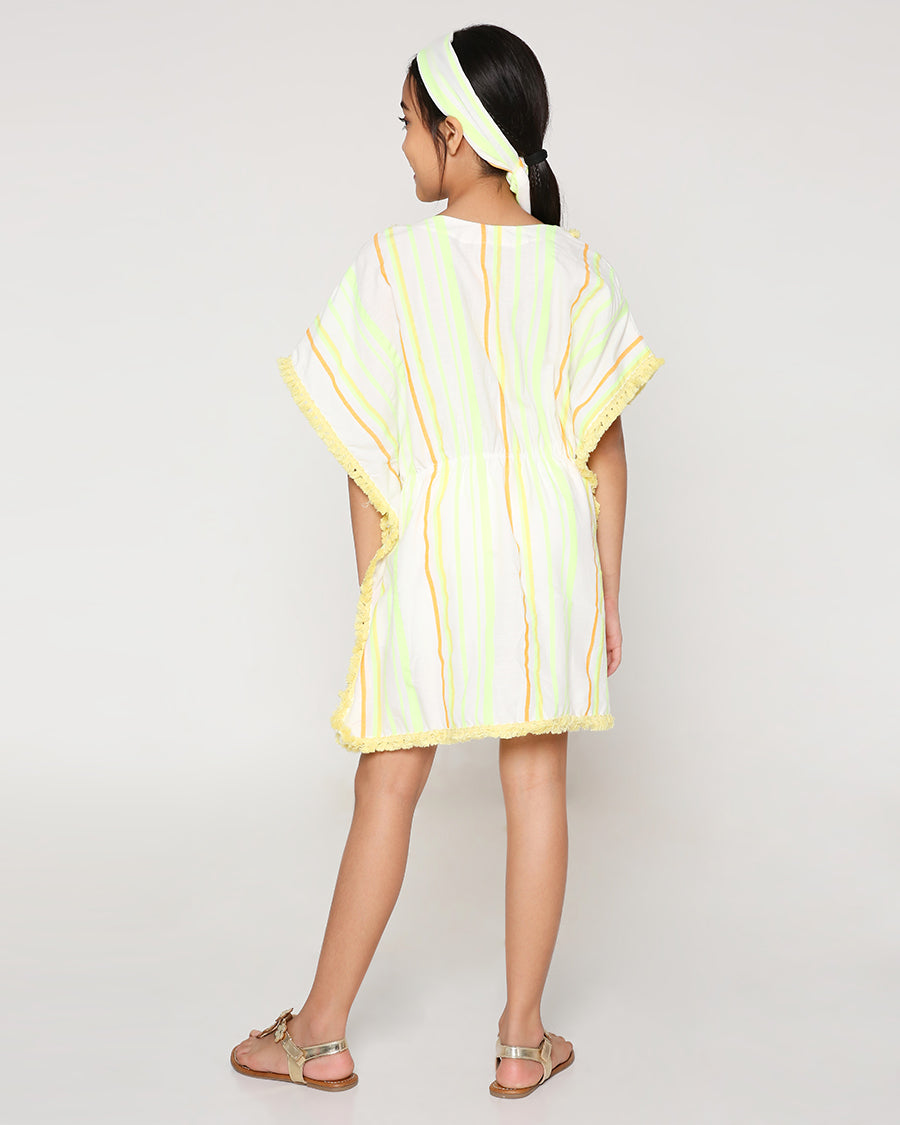 Bali Kaftan in Lemon