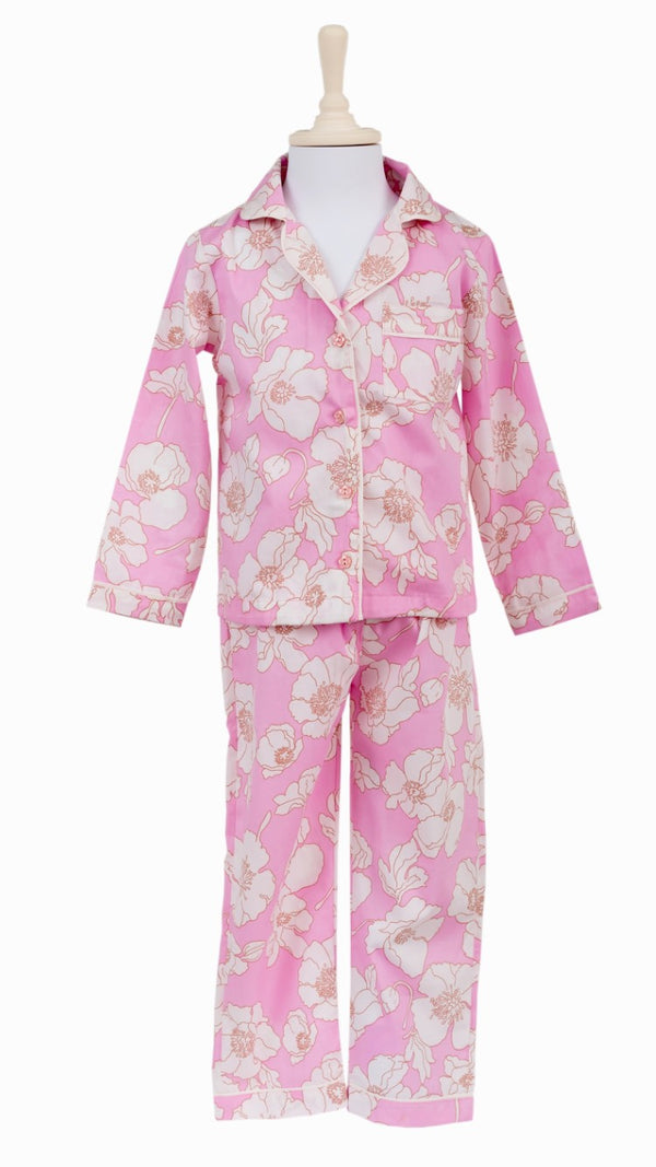 Pink Flower Night Suit