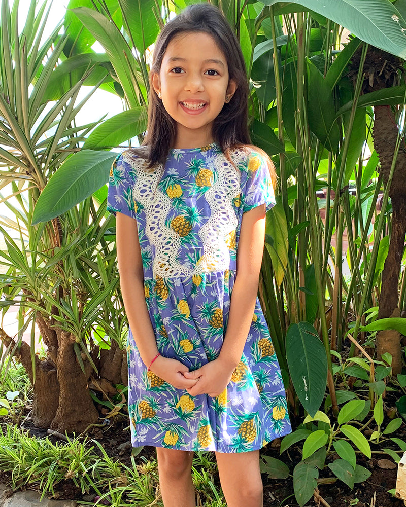 Anna Dress in Pineapple